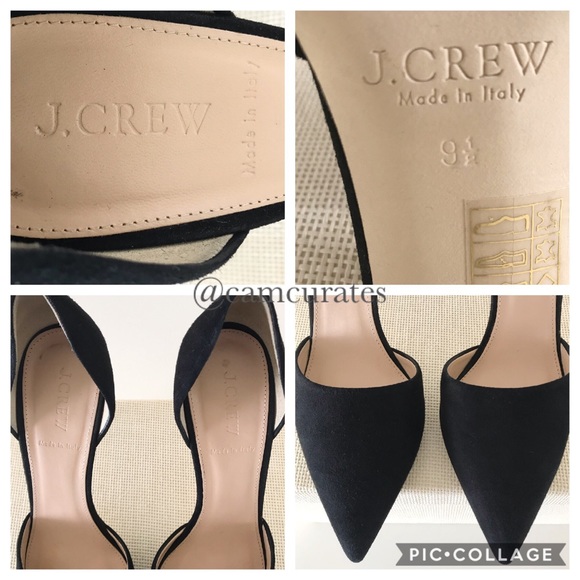 J. Crew Elsie Suede d'Orsay Pumps - Picture 7 of 7